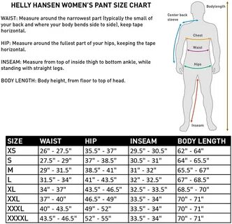 Helly hansen glove size chart