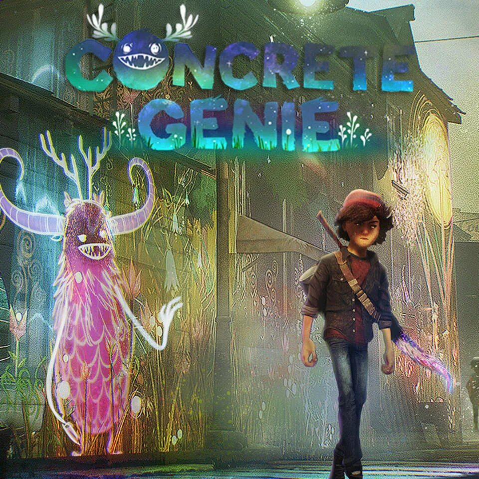 Concrete genie. Игра Concrete Genie. Concrete Genie Эш. Concrete Genie ps4. Concrete Genie PLAYSTATION 4.