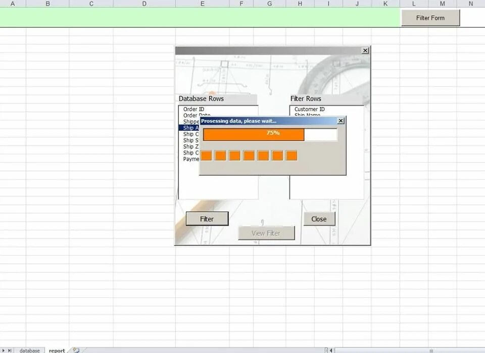 Vba фильтр excel. Программирование в excel вывод userform. шаблоны для детской комнаты в excel. прогресс бар пазл в excel. прогресс бар преобразовать в пазл в excel.