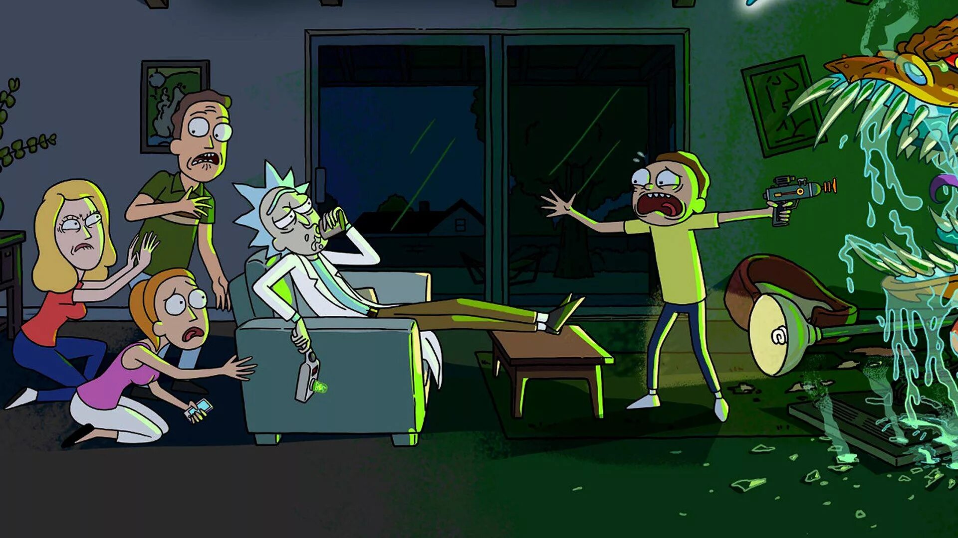 Morty sniffs