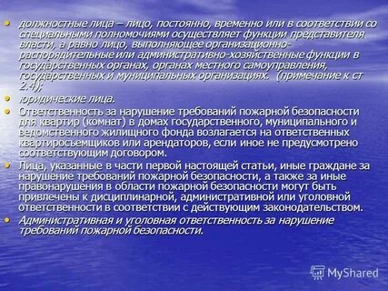Лицо осуществляющее административно хозяйственные функции