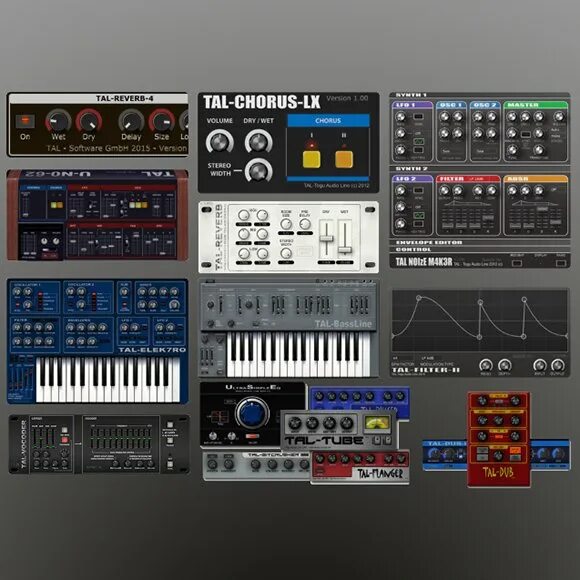 Mini v3 vst. Синтезатор omnisphere. Es1 analog synth vst. 9. Tal-chorus-lx.