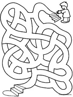 Раскраски Лабиринты (34 шт.) - скачать или распечатать бесплатно #1503