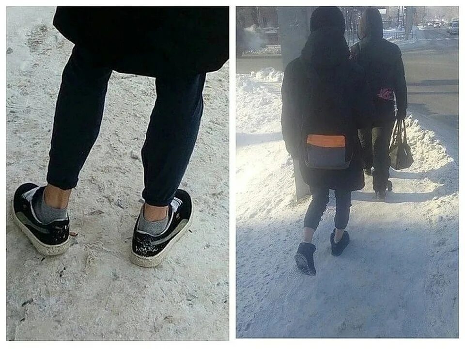 Хожу по улицам в носках