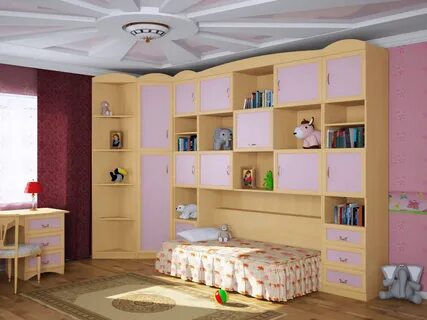 Шкафы стенки в детскую комнату