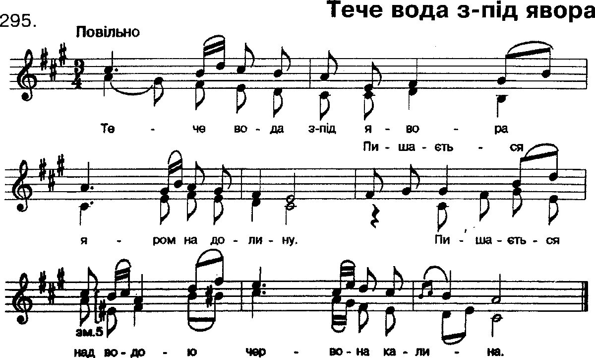 Тече вода каламутна. Тече вода з під явора. Тече вода каламутна Ноты. Тече вода ледова.