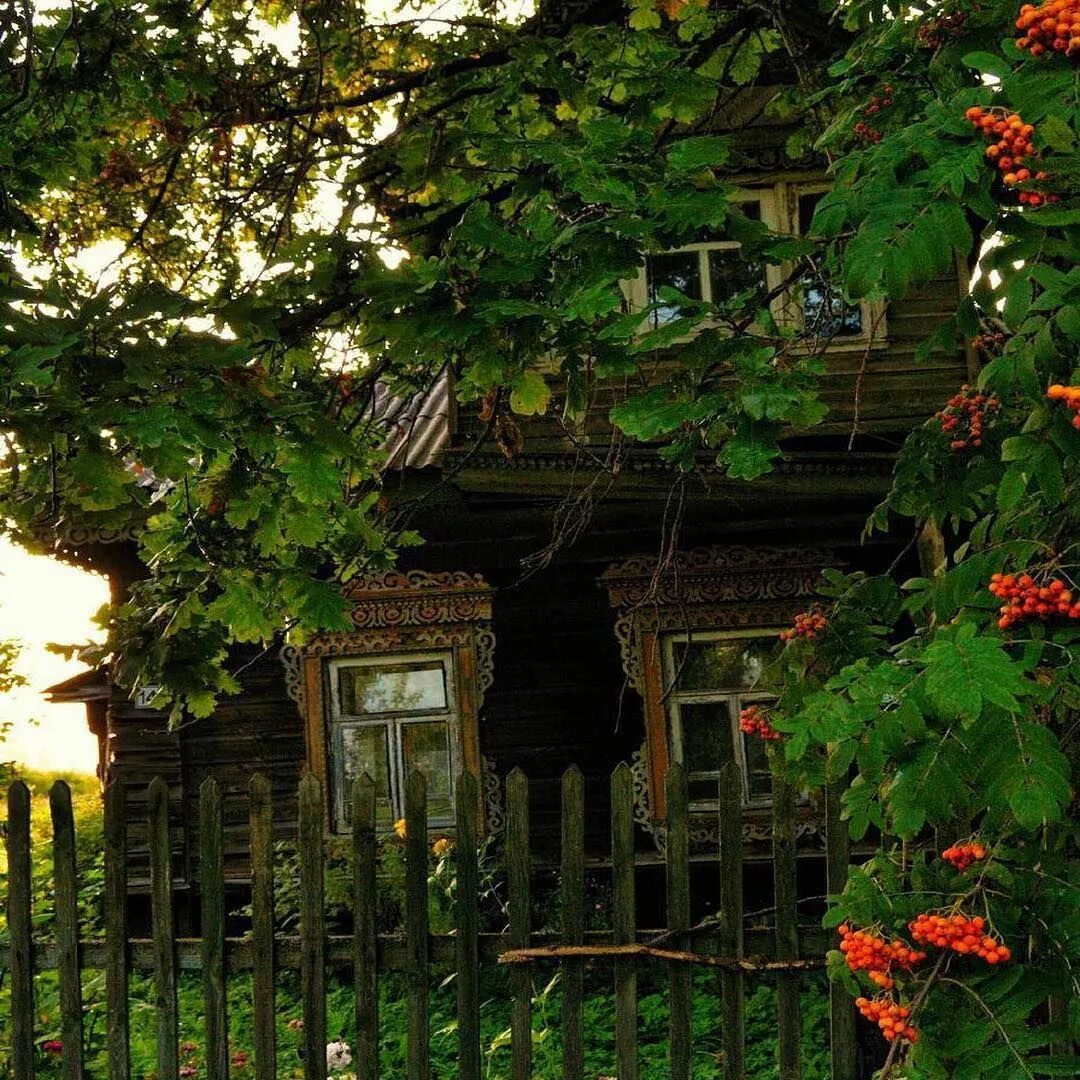 В деревне красные есть. Русская деревня. Красный деревенский дом. Красная рябина в деревне. Деревенька красная.