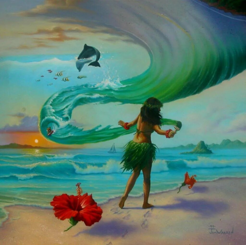 Воображение татьяны. Ocean dreams джим уоррен. фантазия и воображение. воображение живопись. воображение картина.