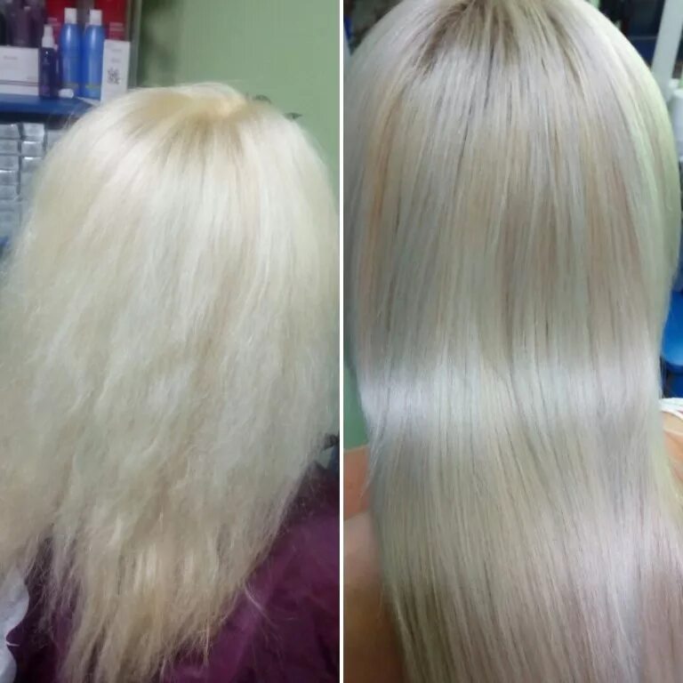 Восстановление осветленных волос