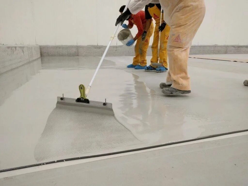 Устройство наливных полимерных полов