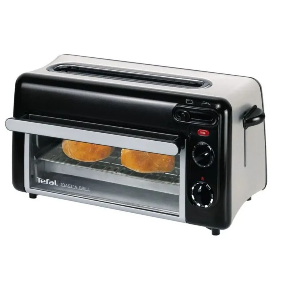 В прогретую электрическую печь мощностью 5. Мини печь tefal toast n grill tf8010. tefal toast n grill. тостер tefal tl6008. tefal ростер тостер 2 в 1.