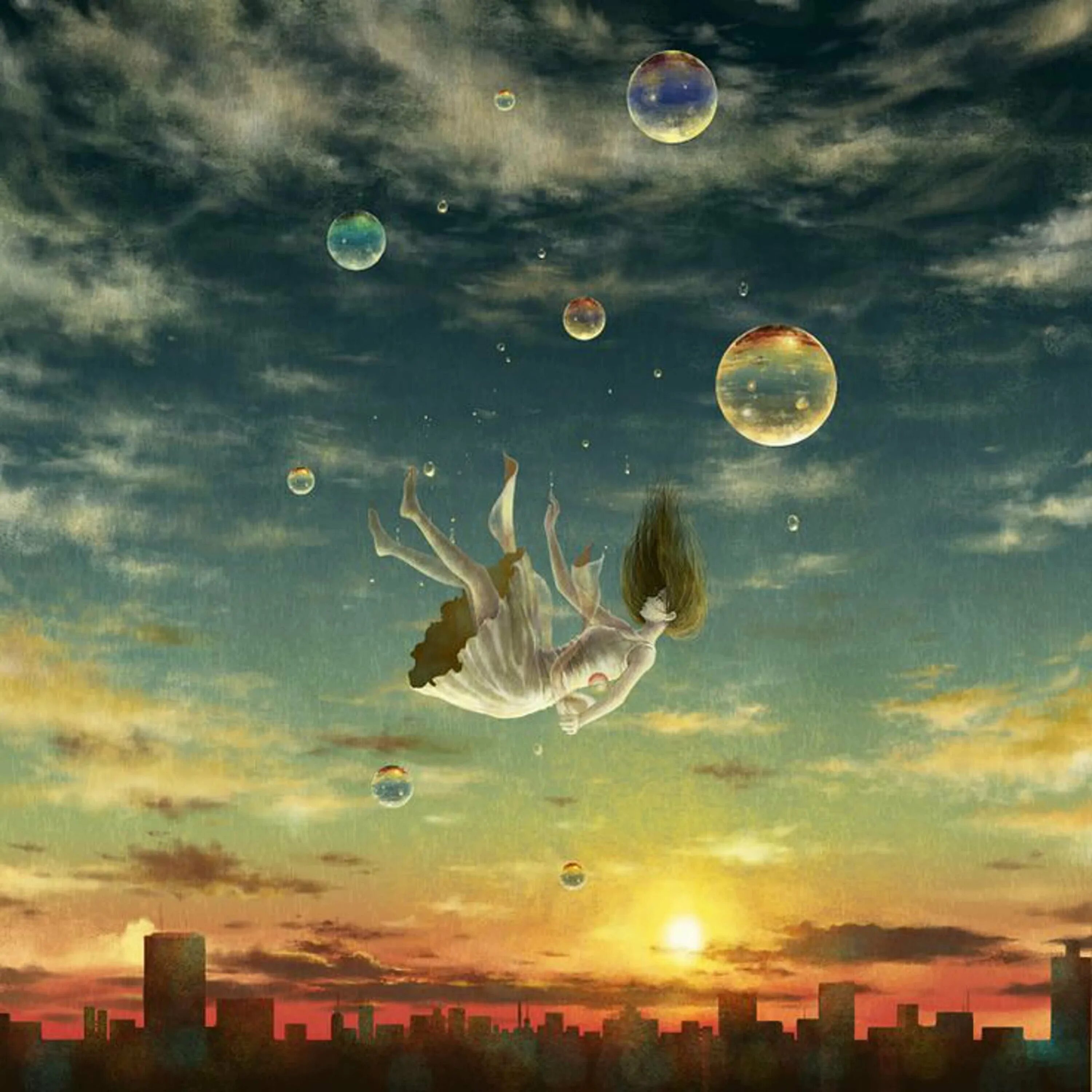 Летать бесконечно. Девушка птица арт. Девушка летит. Закат арт. Летать бесконечно.