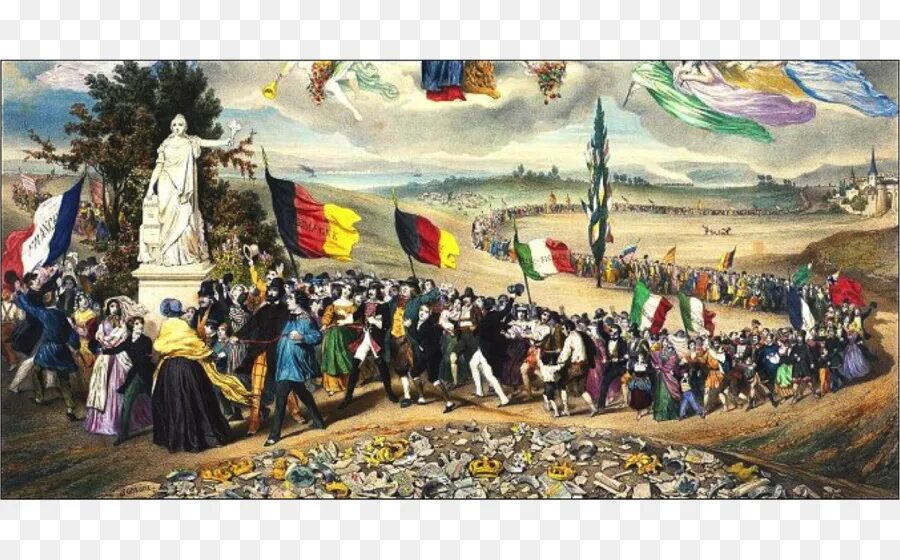 Происходившими в европе в конце. Европейские революции 1848-1849. Картина французская революция 1848.