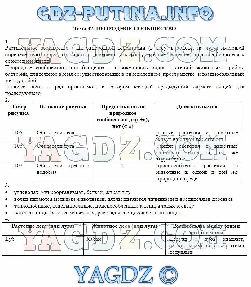 Тест природные сообщества 5. Тест природные сообщества 5