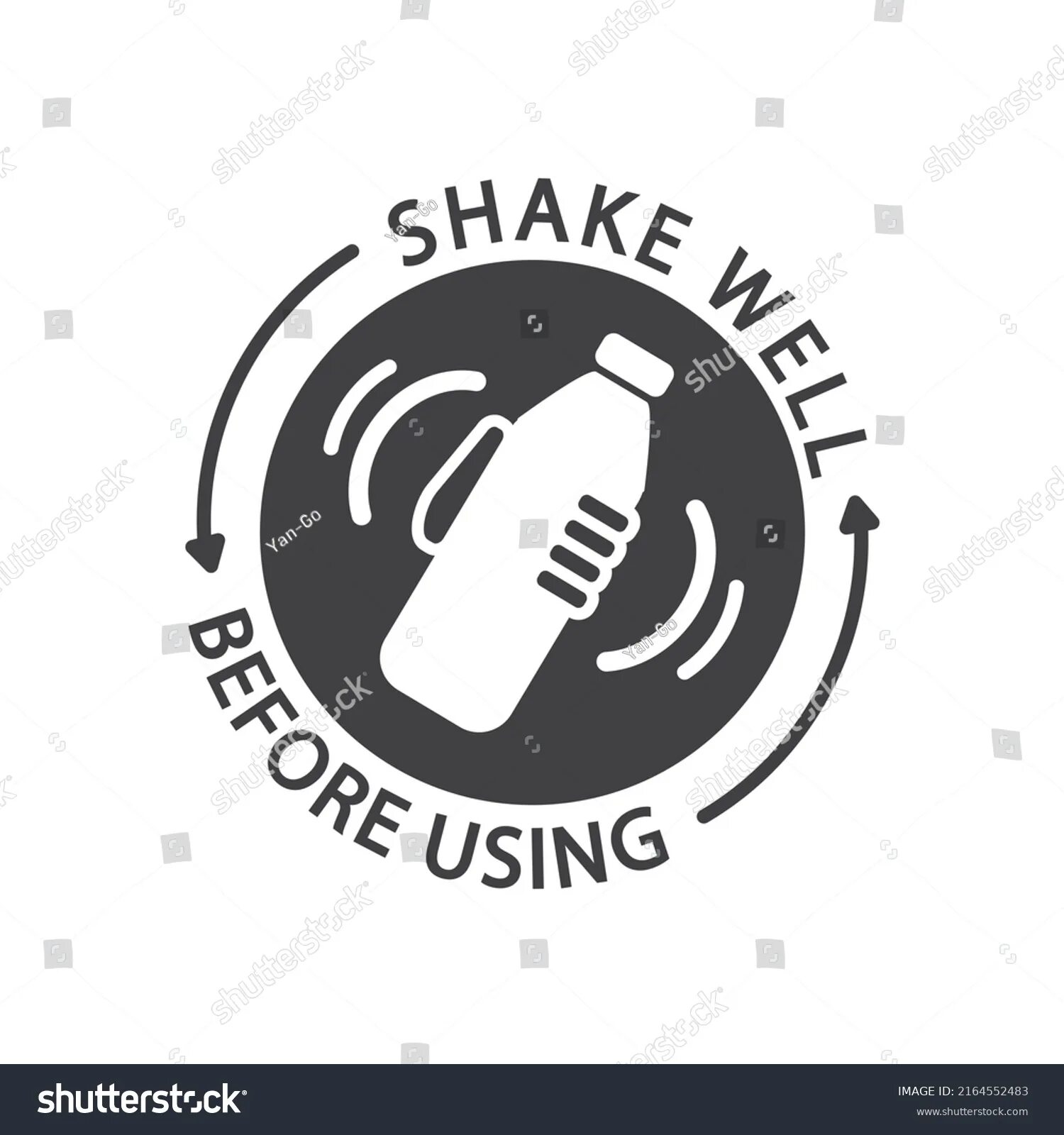 Shake before use. Значок хорошо встряхнуть флакон. пиктограмма встряхивать перед использованием. shake well before use. shake well before use на этикетке.