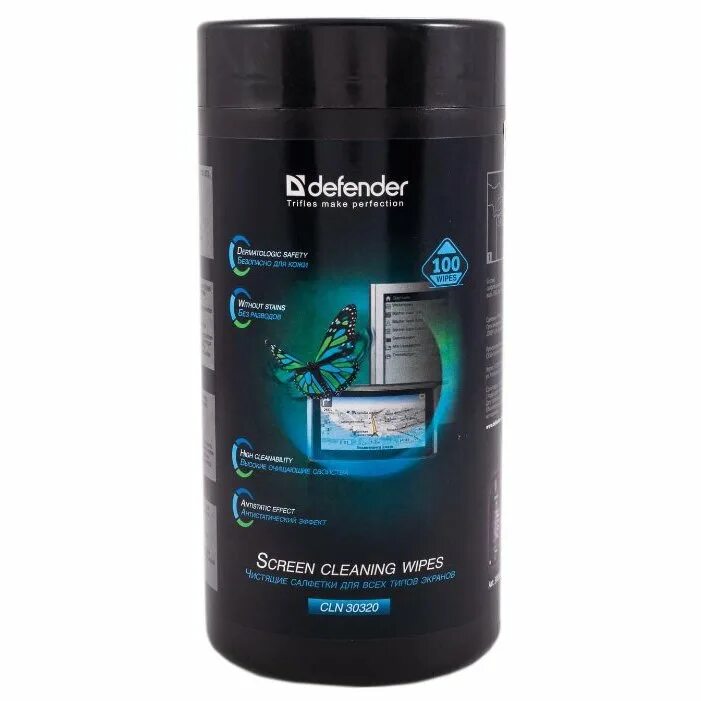 Defender Screen Cleaning wipes CLN 30320 влажные салфетки 100 шт. Для экрана, для оргтехники. Defender Cleaning wipes CLN 30100 влажные салфетки 110 шт. Для оргтехники, для клавиатуры. Defender CLN 30320 влажные чистящие. Defender CLN 30320 Optima 100 шт, туба. Defender для экранов