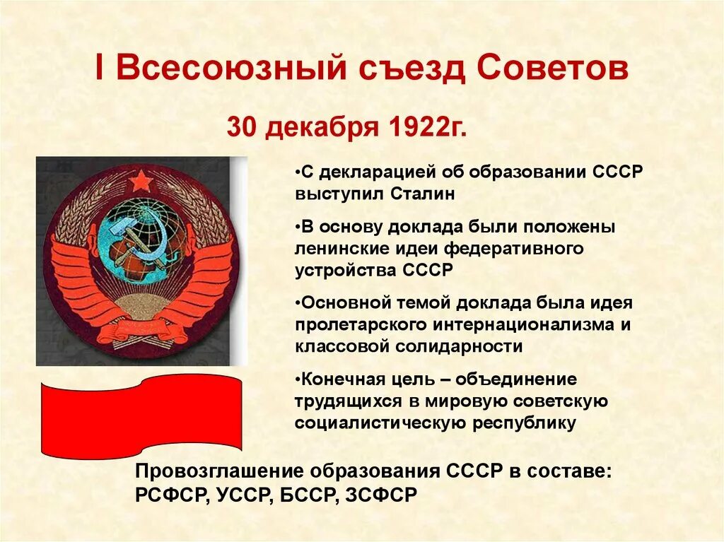 Название ссср рф и ссср. 1922 Образован Союз советских Социалистических республик (СССР). Образование СССР 30 декабря 1922. День образования СССР 30 декабря 1922 года. Образование СССР В 1922 году.