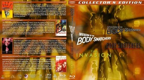 Invasion of the Body Snatchers (1956-2007) R1 Custom Blu-Ray Cover Dvd Covers an