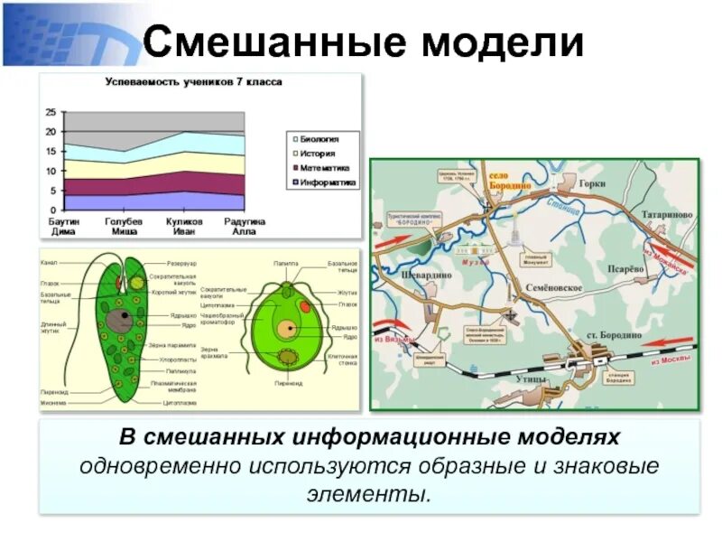Этот вид смешанной информационной модели очень редкий