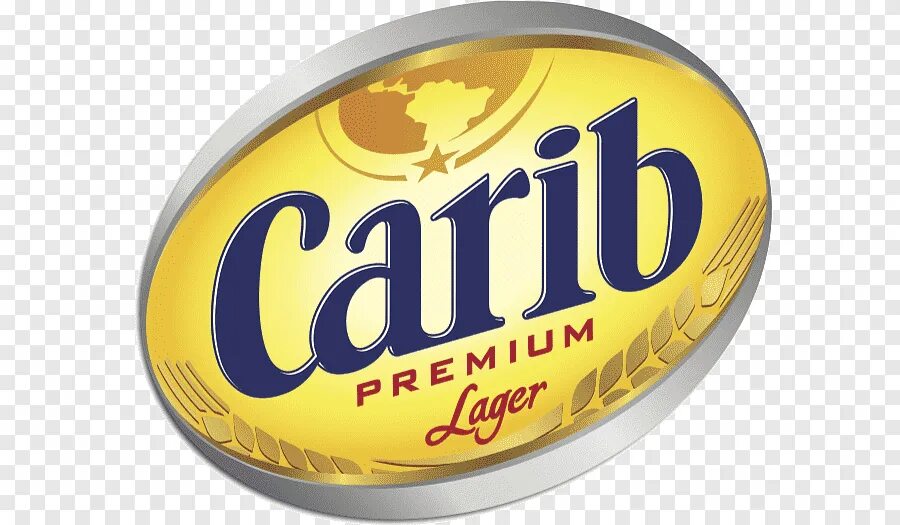 Логотип Caribs. Пиво Carib. Торговая этикетка