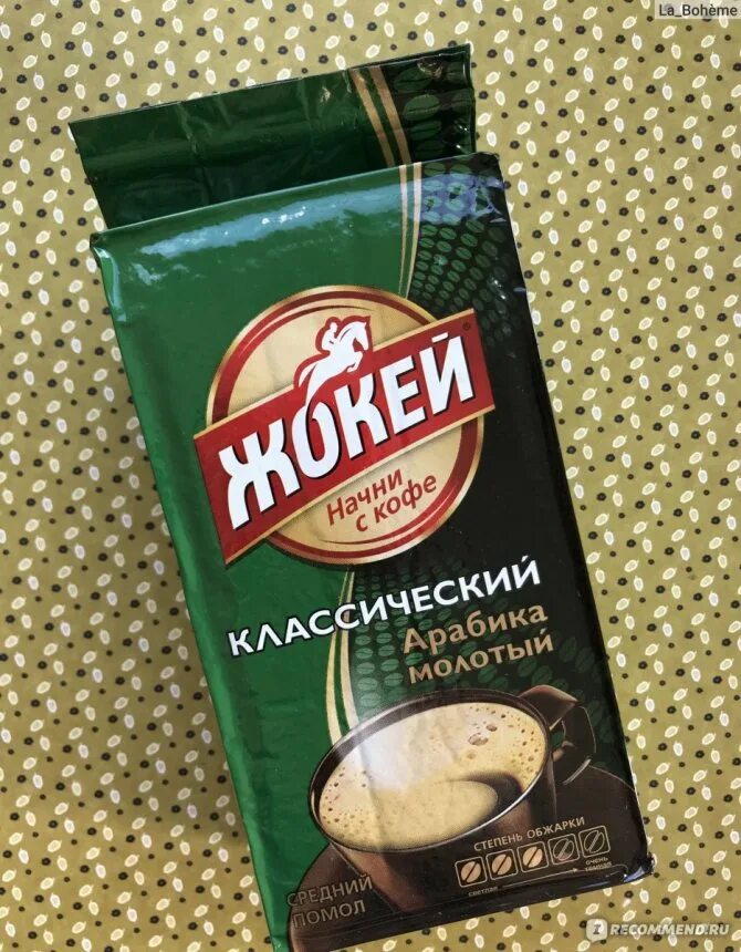 Кофе молотый Жокей 100г Традиционный купить с доставкой на дом в интернет-магази