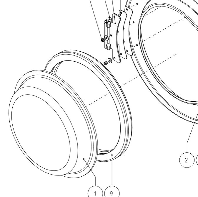 Стиральная машина Imesa LM 23. LM___23. Замок люка двери Imesa LM 23. Аксиальное уплотнение для стиральной машины Имеса лм 23.