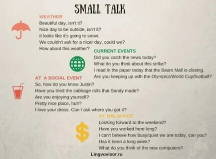 I can talk in english
