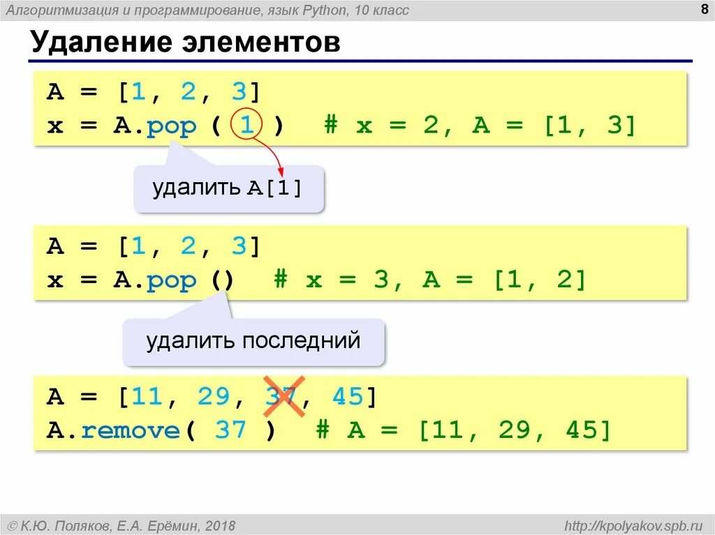 Как вывести элемент массива в питоне. Последний элемент массива питон. Массив в питоне. Удалить элемент массива питон.