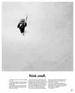 Think small