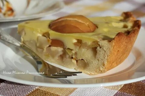 Яблоки заливные тестом