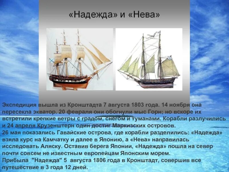 Сообщение про мореплавателя