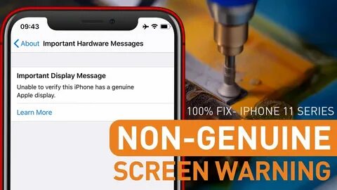 Display message