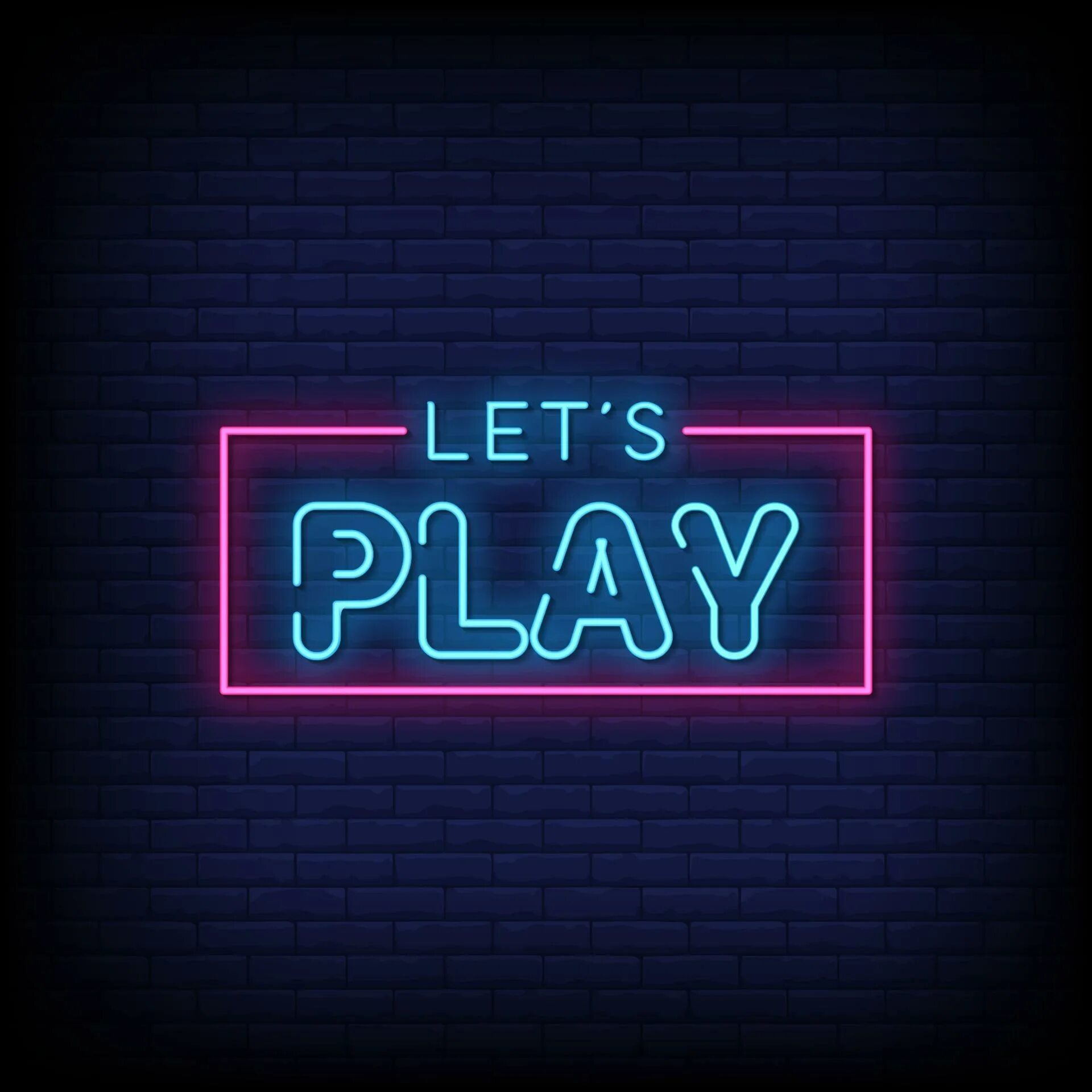 Lets play words. Плей неон. Lets Play неон. Неоновая вывеска Play. Неоновая надпись Play.