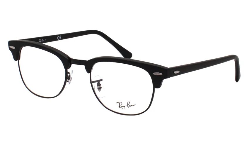 Черные очки для зрения. Оправа ray ban 5154 2000. ray ban clubmaster оправа. очки ray ban clubmaster. clubmaster rx 5154 2000.