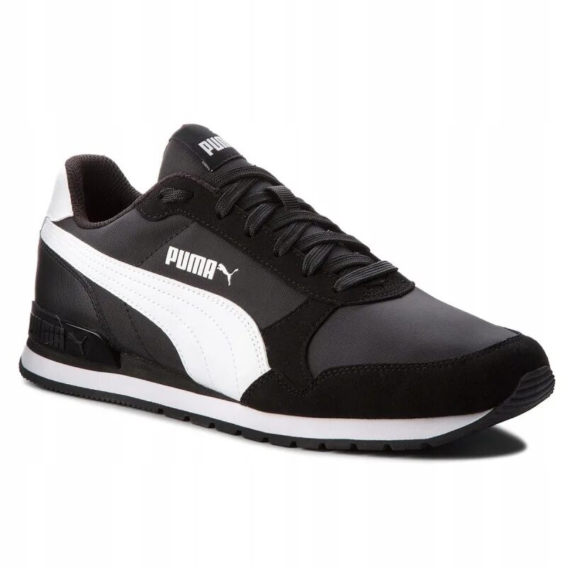 Puma St Runner v2. Кроссовки Puma St Runner. Кроссовки St Runner v2 l Jr. Puma St Runner черные белые. Мужские кроссовки puma st