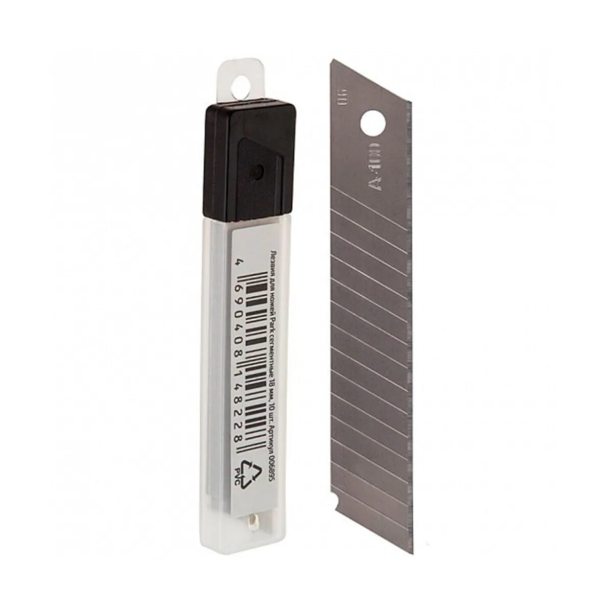 Лезвия сегментированные profi 18 мм 10 шт в боксе stayer 0915-s10. ). Нож со сдвижным фиксатором, сегмент. Сегментов 18. Лезвия 18х100х0,5мм olfa black max сегментированные 1/6/240 (50 шт).