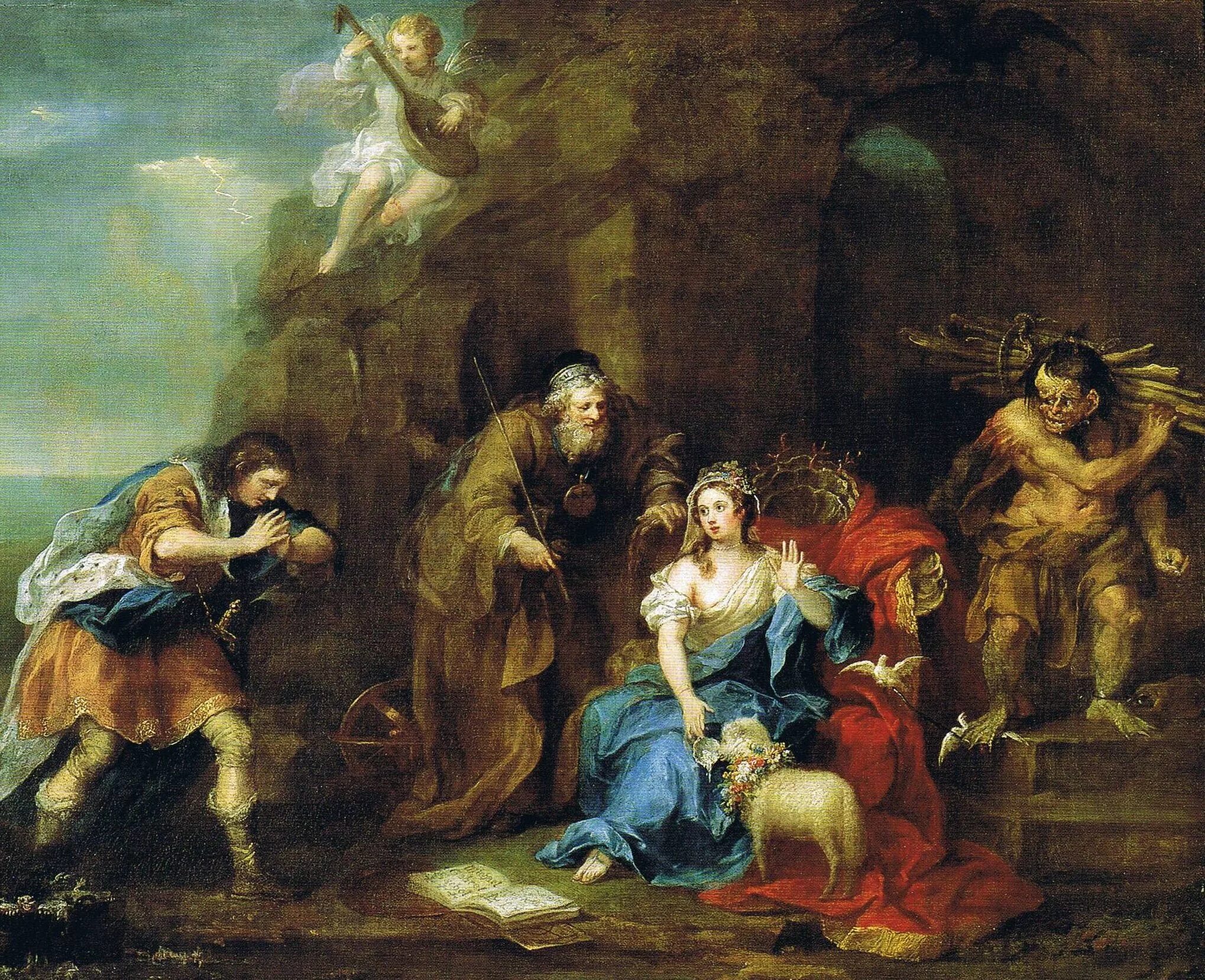 Шекспир буря содержание. Уильям хогарт scene from shakespeare&#039;s the tempest. уильям шекспир картины. шекспир просперо и миранда. «буря» — хогарт, уильям.