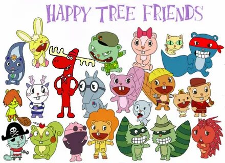 Как нарисовать happy tree friends.