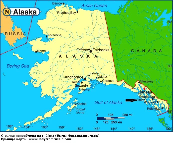 Граница аляски и россии. Штат Аляска на карте. Аляска на карте России. Аляска границы.