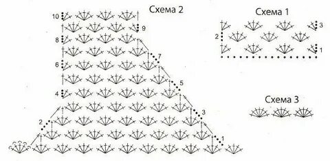 Чайка крючком схема и описание