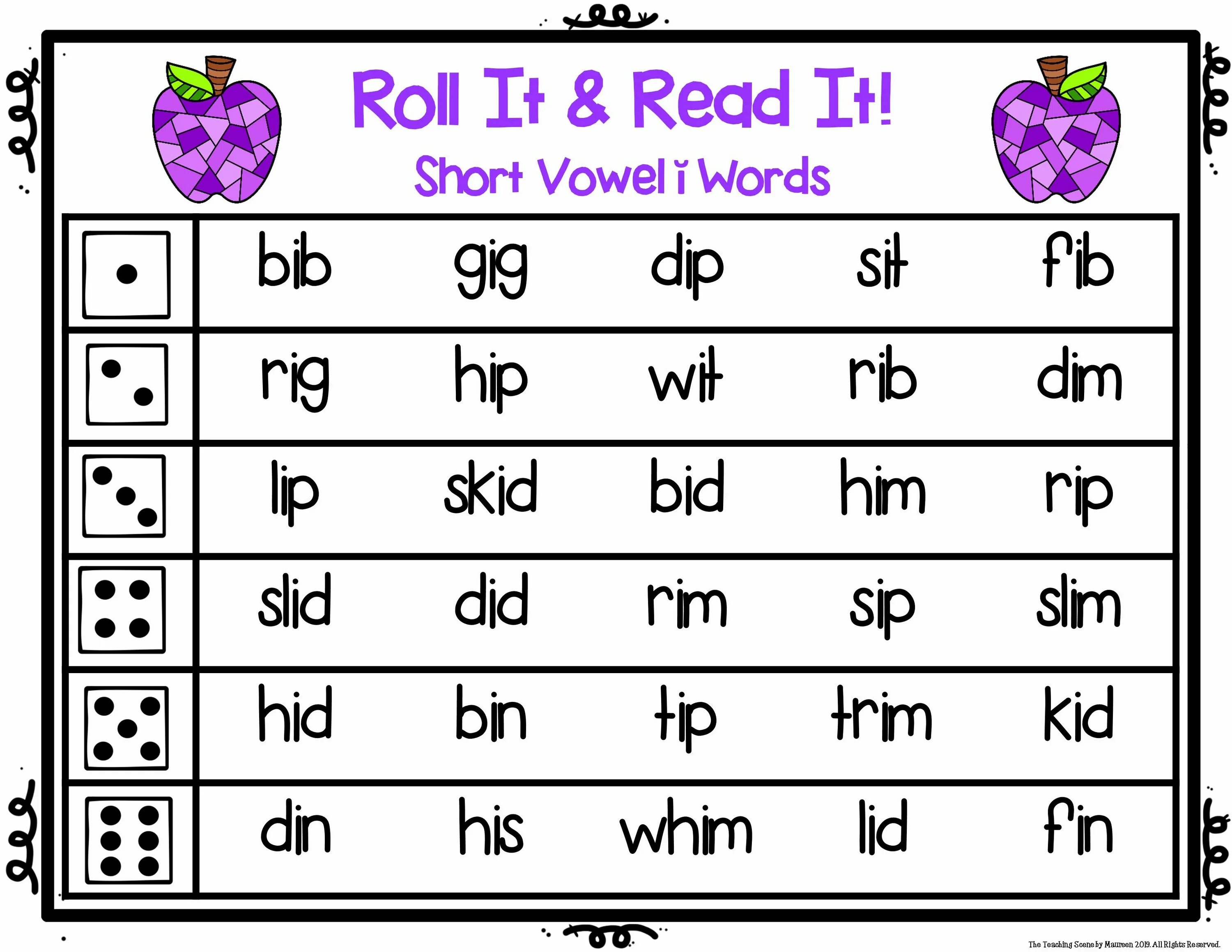 Reading short a. Short vowel i. letter e чтение. roll and read i. roll and read phonics for kids.