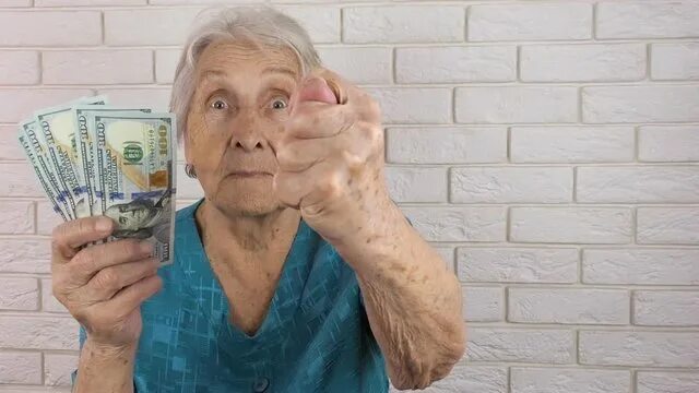 Бабки фото деньги "Old Woman with Money" Sticker for Sale by sophiapetrillo Redbubble