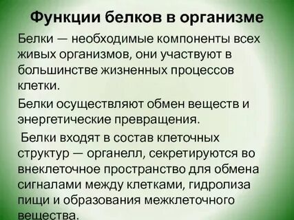 Отторжение белка организмом