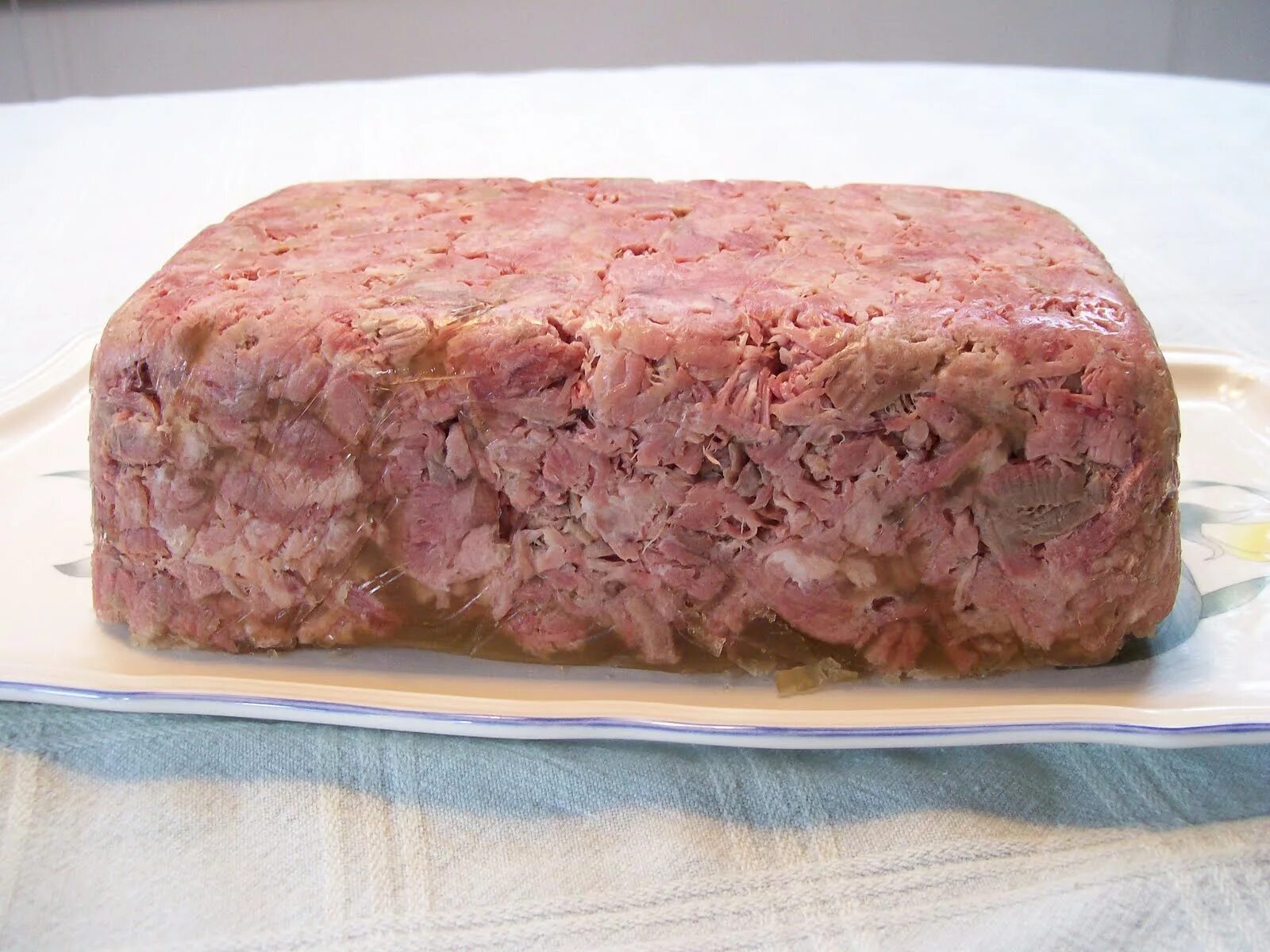Как сделать прессованное мясо из головы