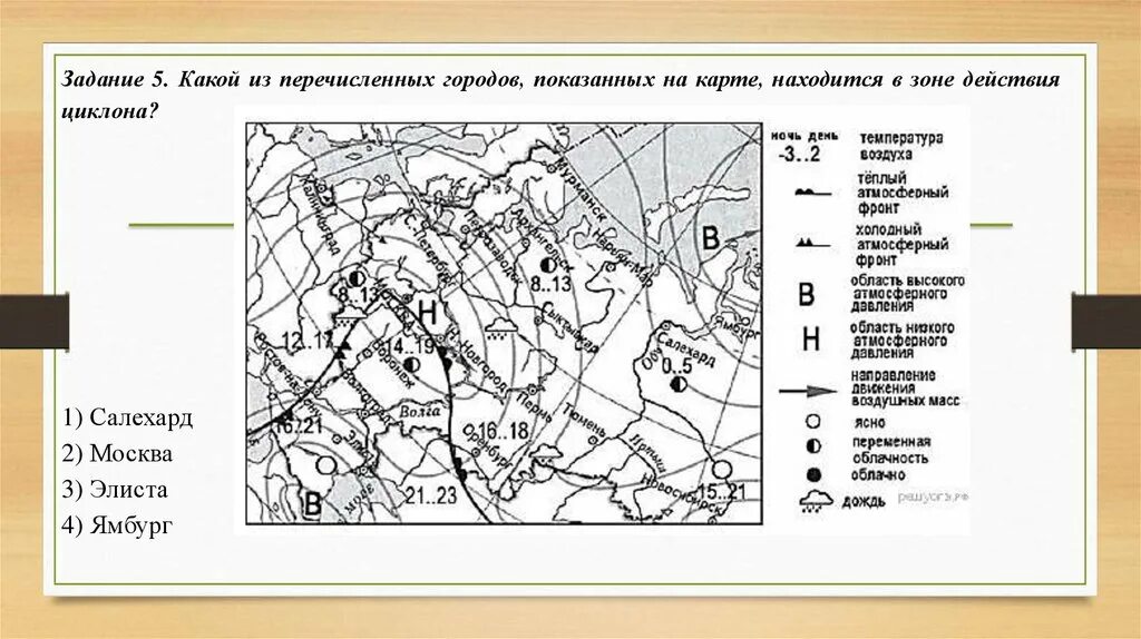 География городов тест