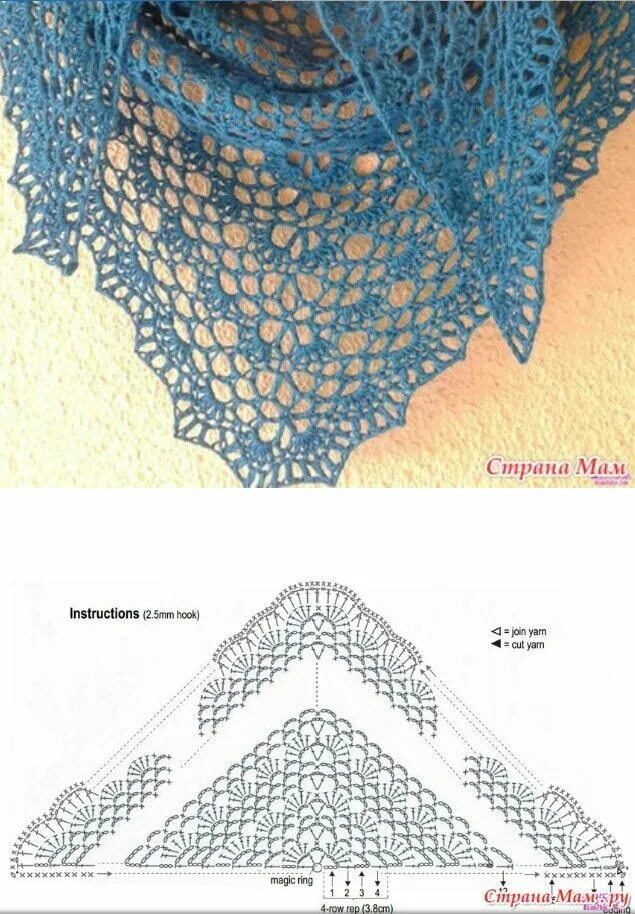 Ажурный бактус схемы. Шаль &quot;голубая волна&quot;. шаль crochet shawl схема. шаль волна бактус.