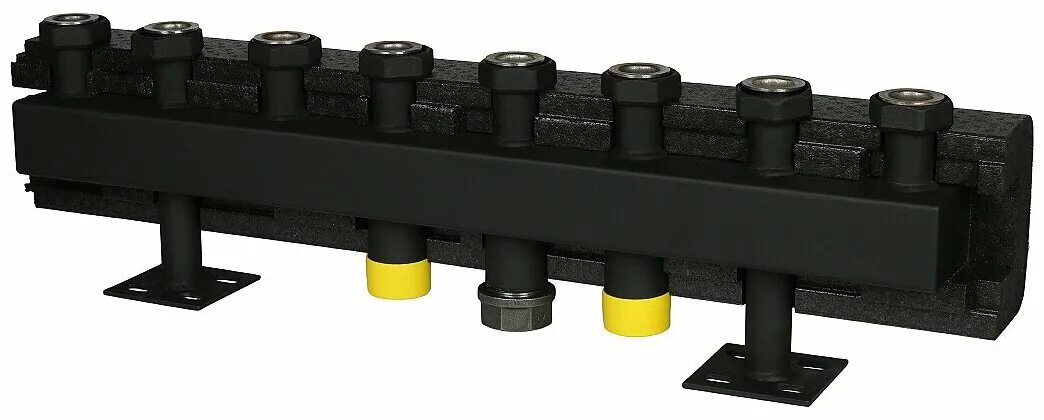 Распределительный коллектор 4 контура. Sdg-0016-004003 stout. Gk 25-3. Rommer гидравлическая стрелка с накидными гайками 1 1/2" (rdg-0015-004003). Коллектор распределительный rommer 4(5) отопительных контура 1х1 1/4", сталь.