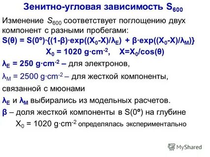 Угловая зависимость