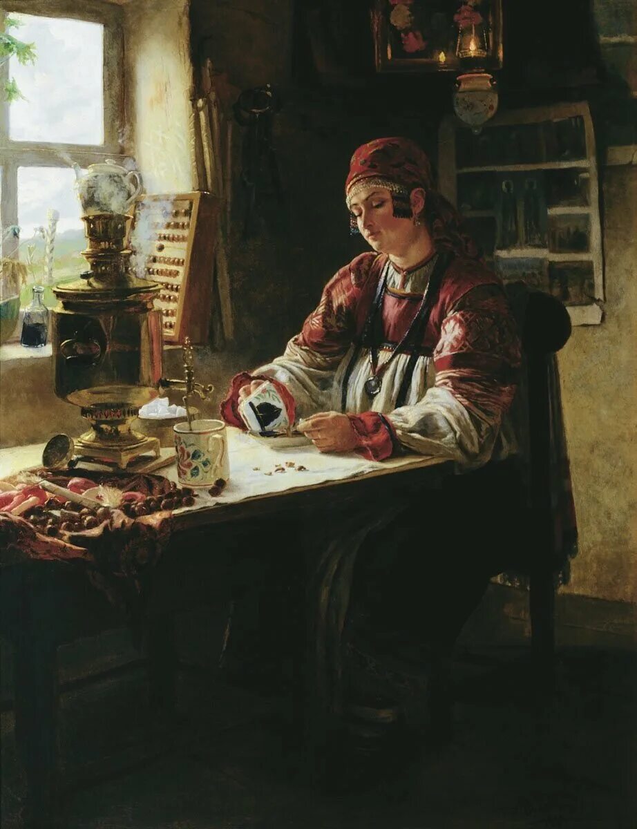 1861. Михаил петрович клодт фон юргенсбург. «последняя весна»клодт, михаил петрович. Швея. Клодт михаил петрович (1835-1914).