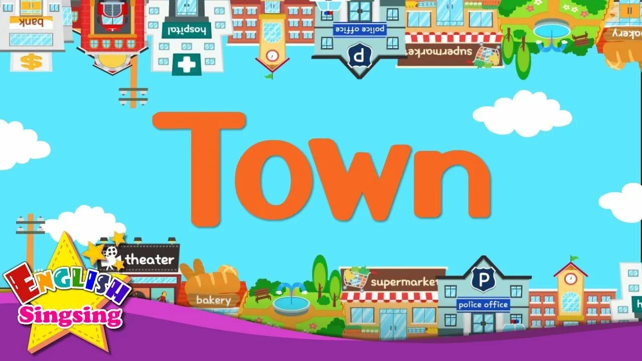 Переведи слово город. Картинки Town for Kids. Проект my Town. Презентация по теме my Town. Город по английскому Таун.